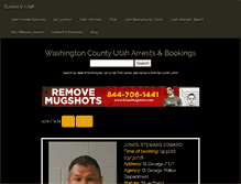 Tablet Screenshot of bustedinutah.com